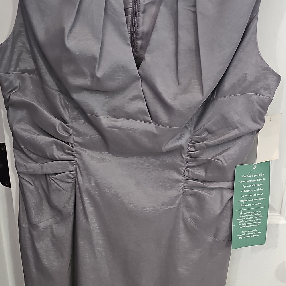 Simply Liliana Strapless Gray Dress